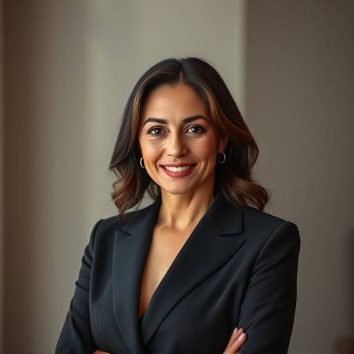 Retrato de Isabela Souza, designer de interiores da Sol Nascente Móveis.